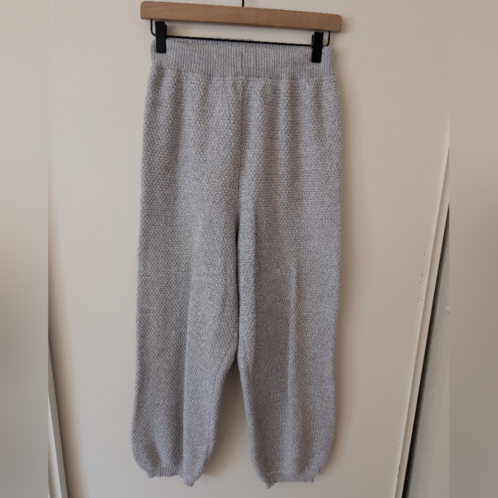 Sincerely Jules Womens Medium Gray Cardigan Pants Set Loungewear Cozy Travel - Picture 4 of 7